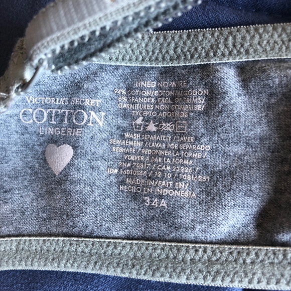 NWOT PINK Victorias Secret Cotton Bra - Picture 5 of 6